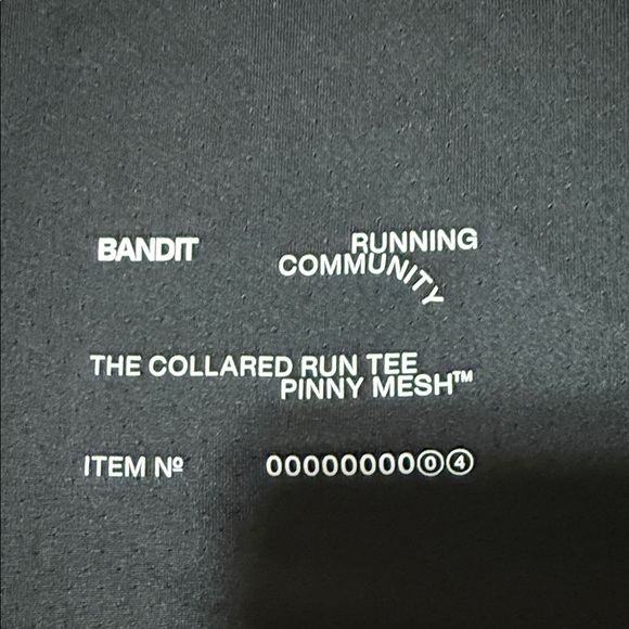 Bandit Running NanoMesh™ Collared Performance Tee - Black - Medium - Picture 2 of 7